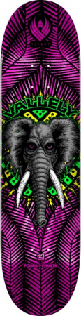 Powell Peralta Flight Pro Shape 244W K26 Mike Vallely Elephant pink-foil 8,63" Deck